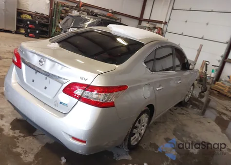 2014 Nissan Sentra Fe+ S/Fe+ Sv/S/Sl/Sr/Sv z USA, uszkodzony, nr VIN 3N1AB7AP3EY238136
